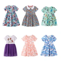 new womens cotton brand summer dress princess dress childrens wear childrens short sleeve