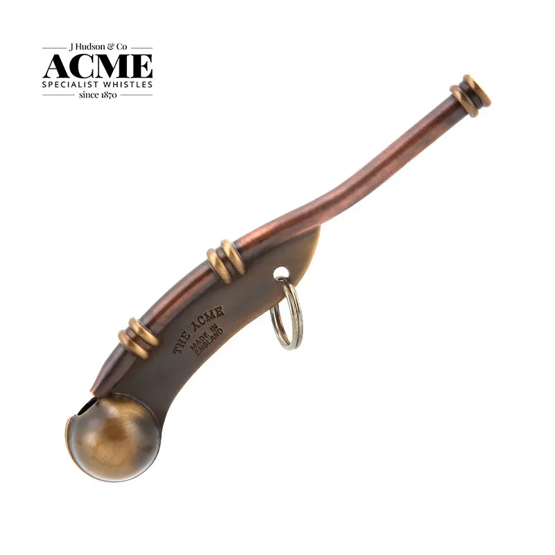 ACME Boatswain Pipe 12-Antique Brass British original sailor whistle high decibel brass sea survival equipment  gift whistle