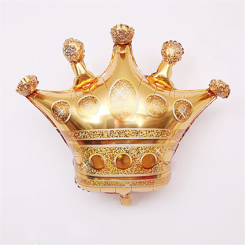1 шт. Большой Золотая Корона Бутылка для виски пивная кружка шарик из фольги в