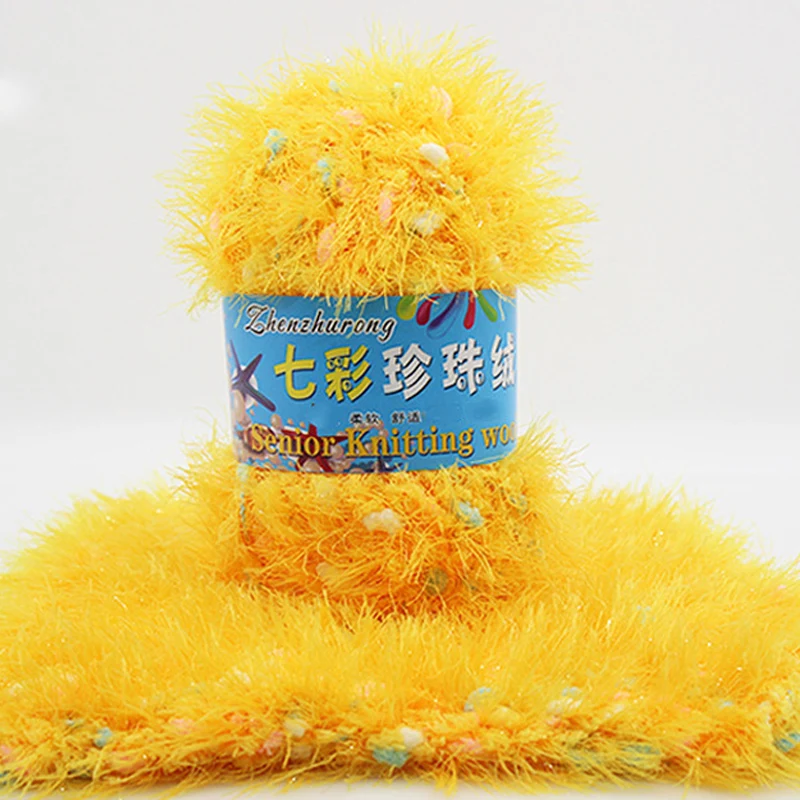 50 г/шар длинная фотосессия искусственный мех коралловый флис искусственная нить