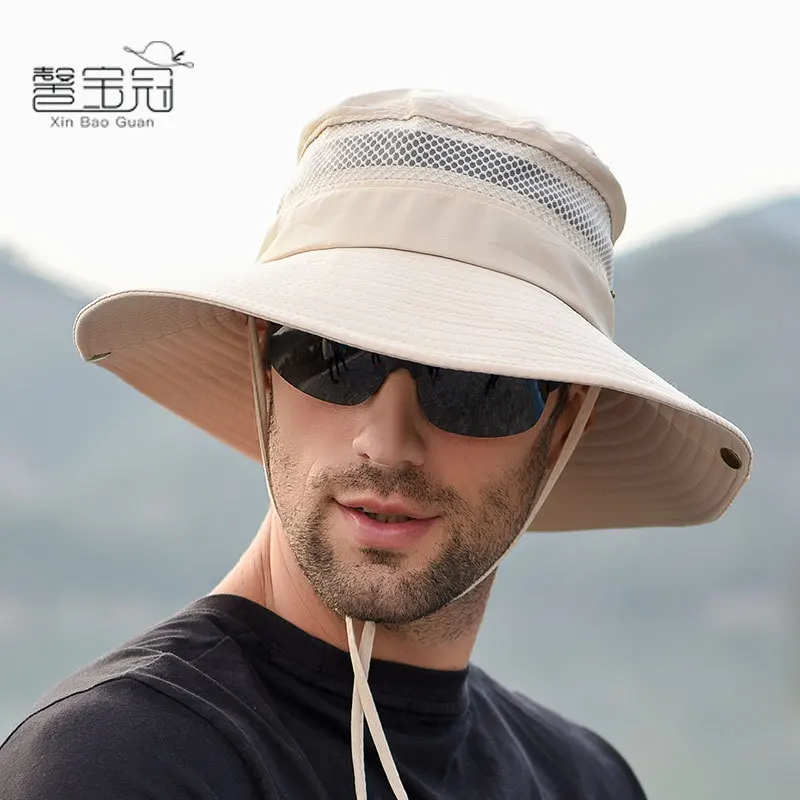 На открытом воздухе Рыбалка горный шляпа Для Мужчин's летняя Солнцезащитная от