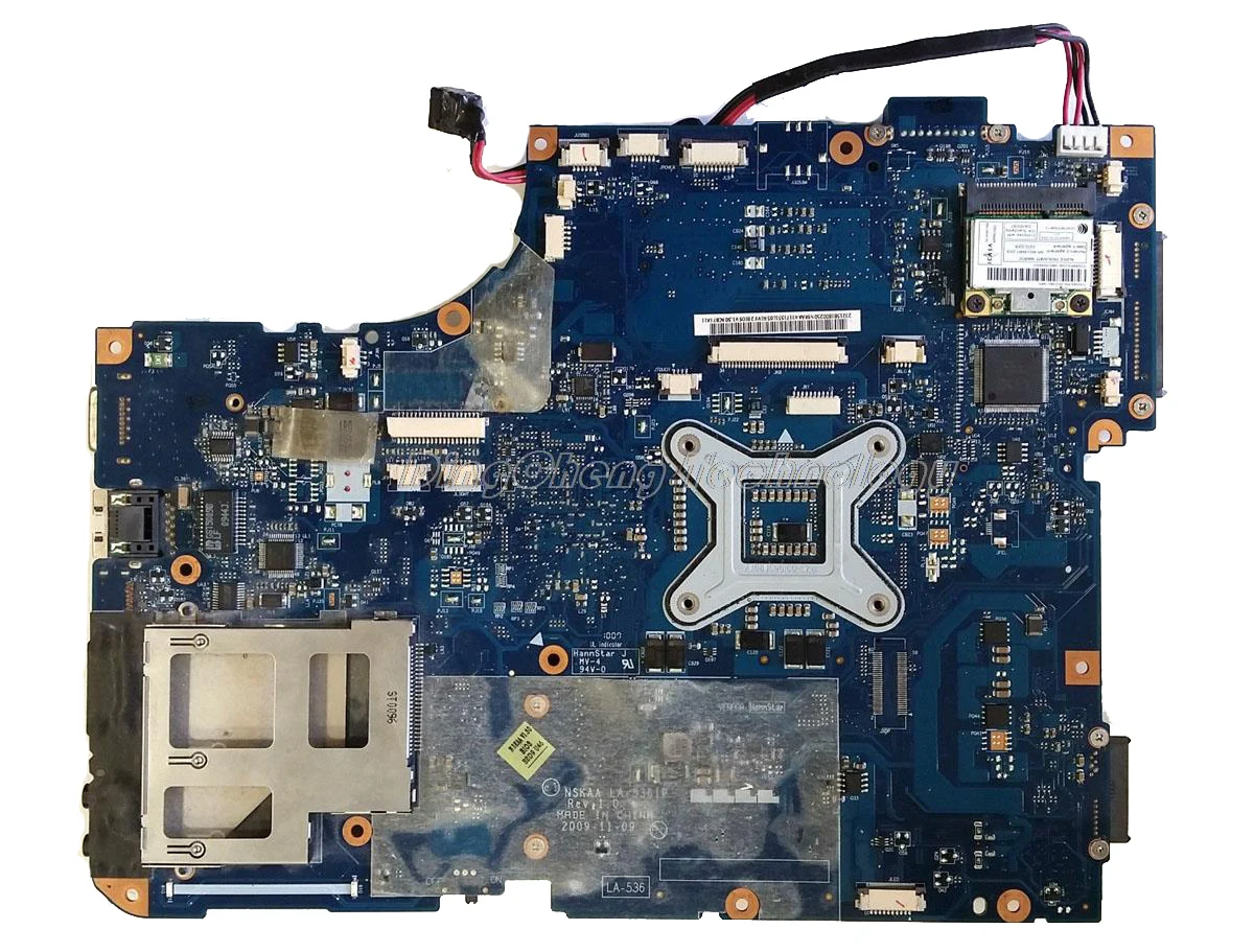 Материнская плата для ноутбука Toshiba Satellite A500 NSKAA LA-5361P HM55 DDR3 интегрированная