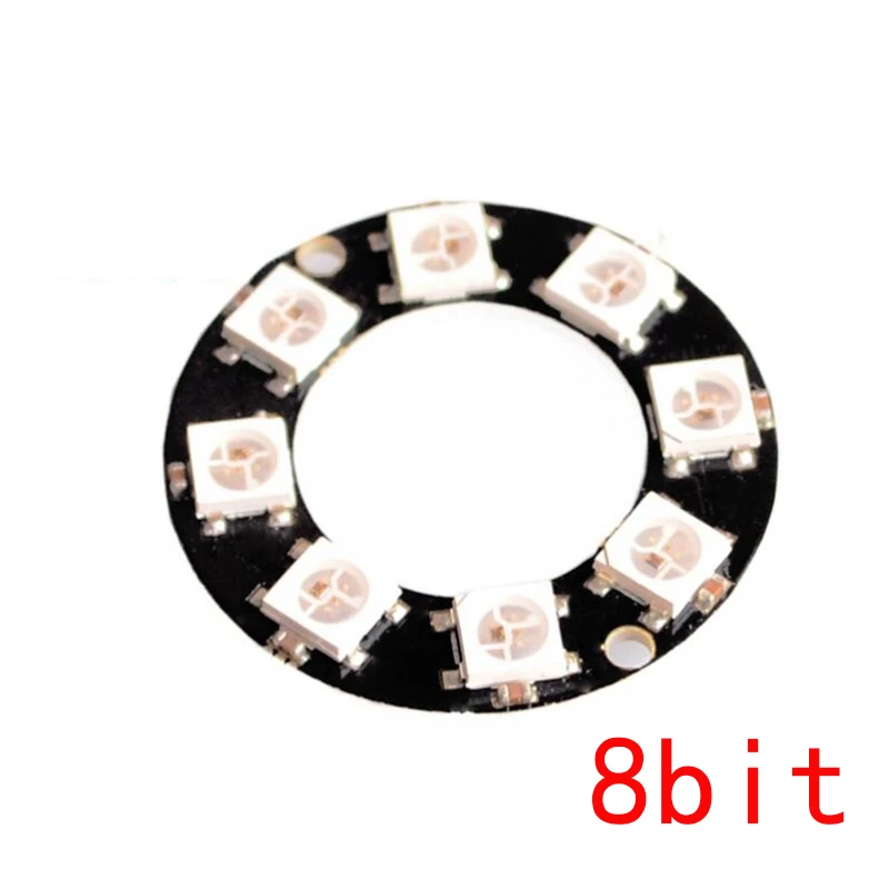 Светодиодный Радужный модуль WS2812 WS2812B WS 2811 5050 RGB 4 8 12 16 каналов 5 В 1 бит 24