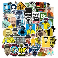 103050pcs breaking bad tv show stickers pvc waterproof toy graffiti kid stickers skateboard guitar suitcase luggage car decal