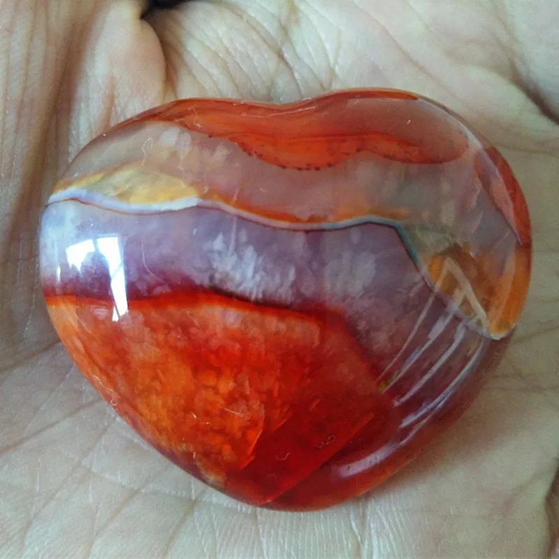 Три натуральных кристаллов красного агата украшение для дома кристаллические