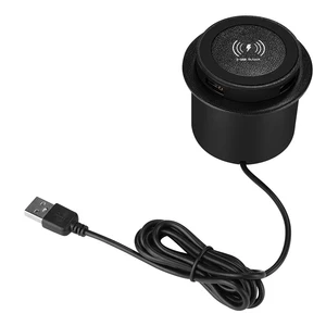 18W QI Wireless Charger Furniture Desktop Embedded Fast Wireless Charger for Iphone 11 X Samsung S10 Table Office Phone Charger