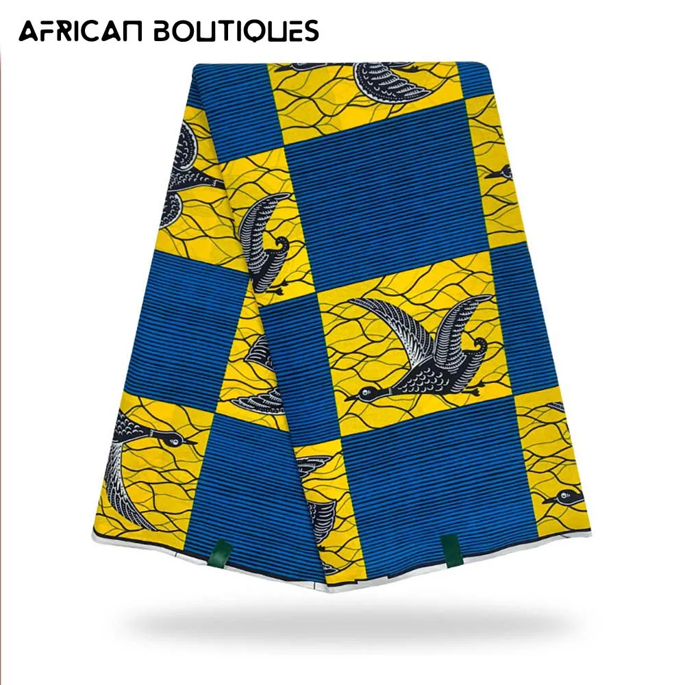 

Африканская ткань с принтом восковая африканская Женская ткань для одежды 100% хлопок высококачественная ткань для шитья материал для сращи...