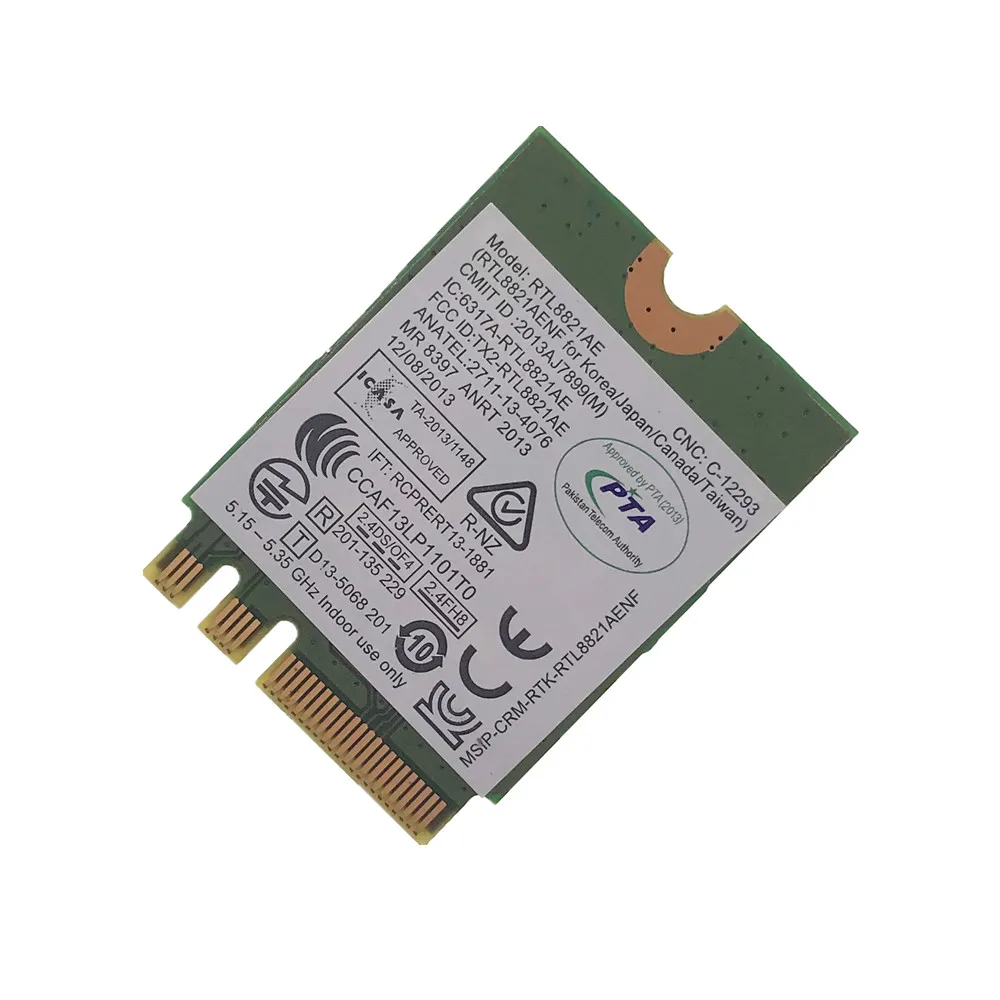 RTL8821AE 802.11ac 433 Мбит/с Поддержка Bluetooth 4 0 NGFF M.2 WLAN Wi-Fi адаптер карта 00JT454 для Lenovo M600 M700