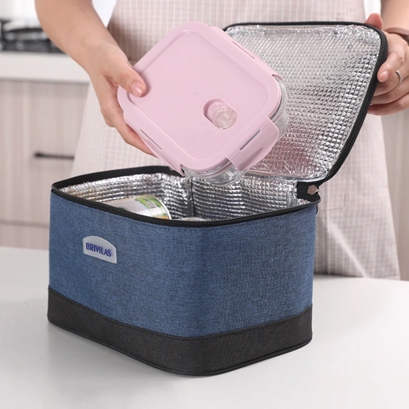 Сумка для обеда легкая и красивая вместительная многоцветная на выбор | Мать