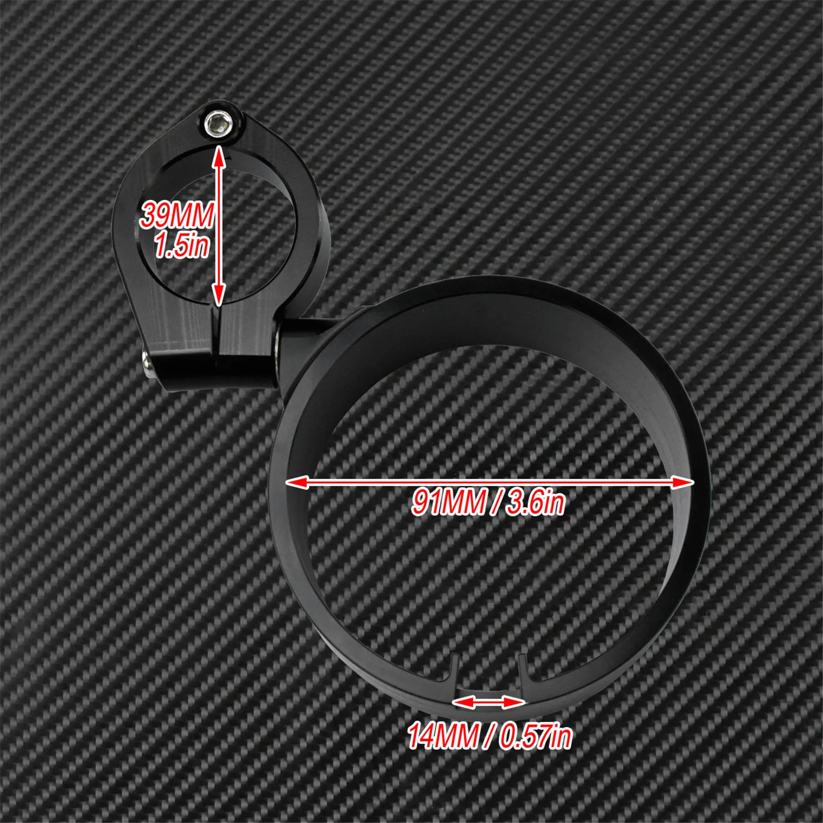 

Motorcycle Instrument Speedometer Bracket Case Housing Side Mount Relocation Cover Gloss Black For Harley Sportster XL883 95-Up