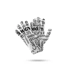 Мужские и женские перчатки высокого качества, зимние теплые вязаные рукавицы с 3D-принтом для экрана телефона, модные перчатки с надписью, лучший подарок для зимы