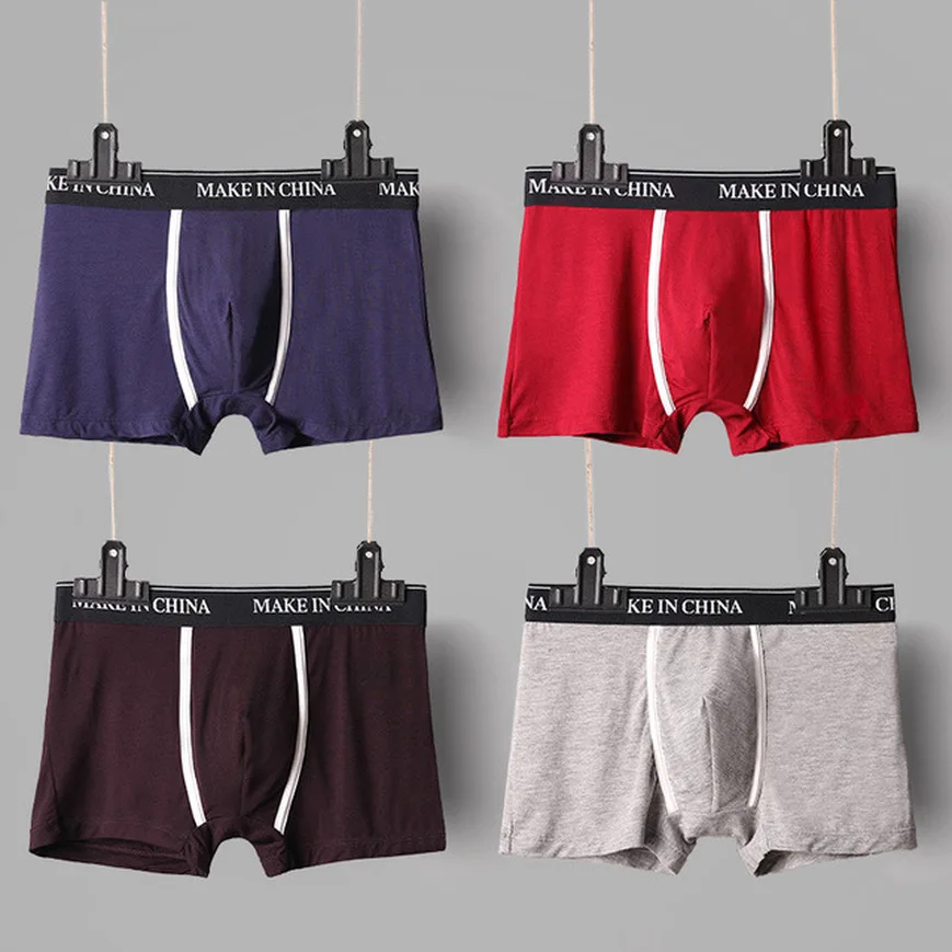 Хлопковые мужские шорты боксеры больших размеров 6XL / 7XL/8XL мужское нижнее белье