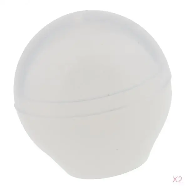 

2Pcs Clear Silicone Resin Mold Jewelry Pendant Ball Sphere Epoxy Mould 50mm