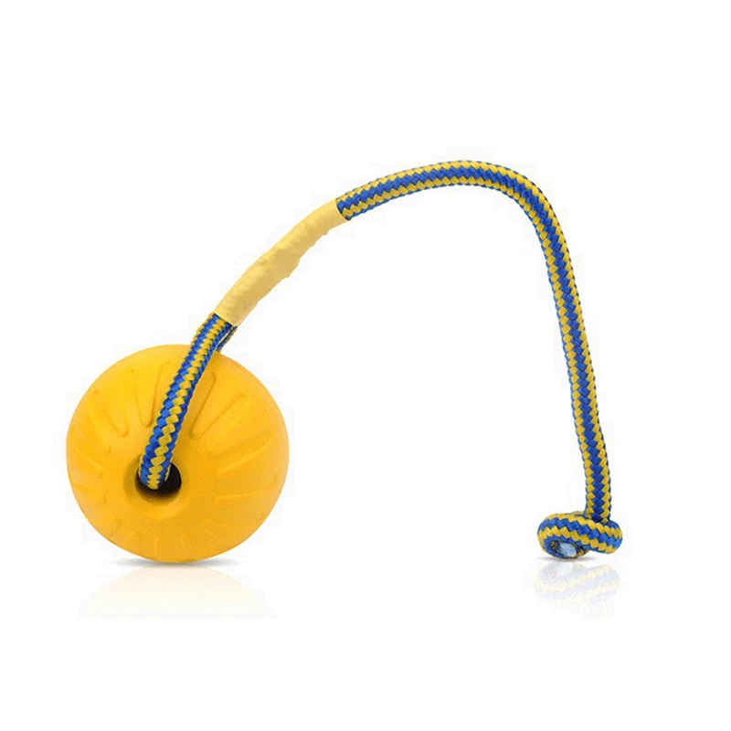 Зубы нерушимая укуса резиновый щенок Забавный тренировочный мяч жевательные