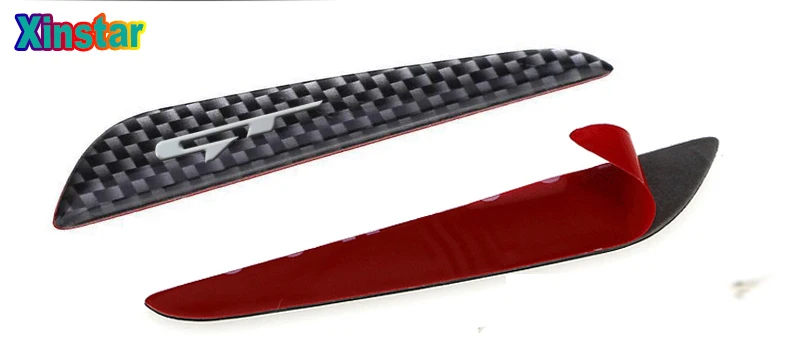 4 шт. автомобильные наклейки из углеродного волокна для Kia Forte Ceed Stinger Shuma Rio Sportage Soul