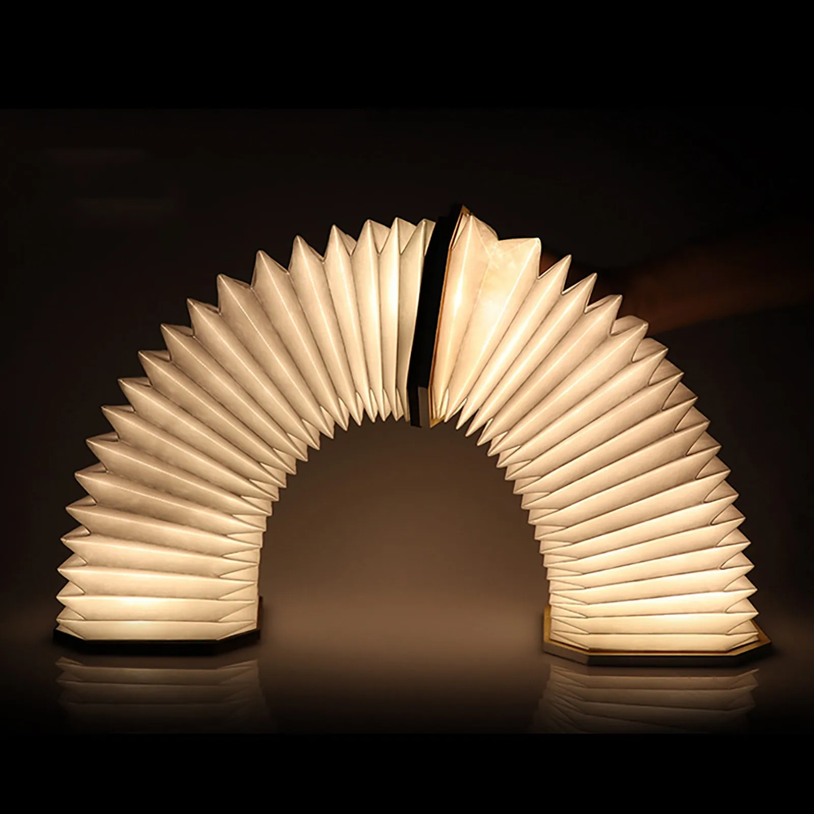 Портативный 3D Креативный светодиодный ночник для книг 3 цветов деревянный 5 В