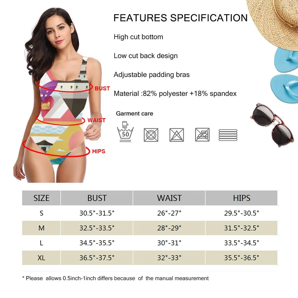 

Women BikiniJapan Travel Collage Sexy Bandage One Backless Swimsuit Female Swimsuit Bodysuit Beach Wear New Swimsuit Monokini