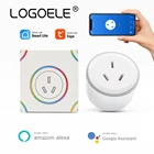 Австралийская умная розетка Wi-Fi Tuya 10A, ночсветильник, Новая Зеландия, Аргентина, работает с Alexa, Google Home Mini