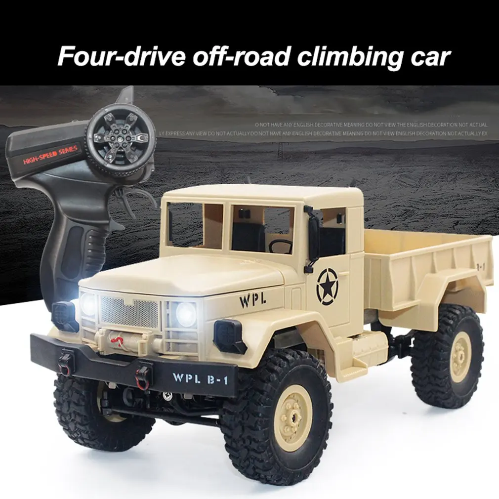 B-14 1/16 2 4 GHz RC Гусеничный внедорожный военный грузовик автомобиль с фарой RTR