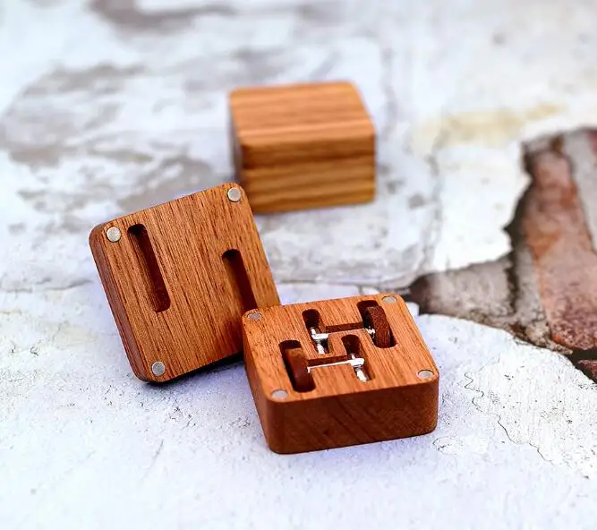 

YIXIYOYI на заказ запонки для мужской рубашки коробка запонки на заказ Чехол свадебные подарки для жениха древесины запонки контейнер держател...