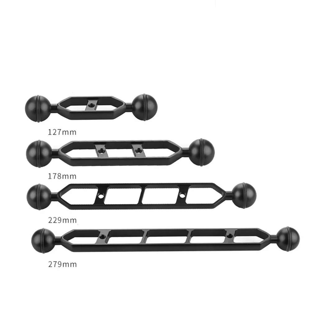 Diving Light Dual Ball Arm Joint Aluminum Alloy Underwater Photography Camera Accessories