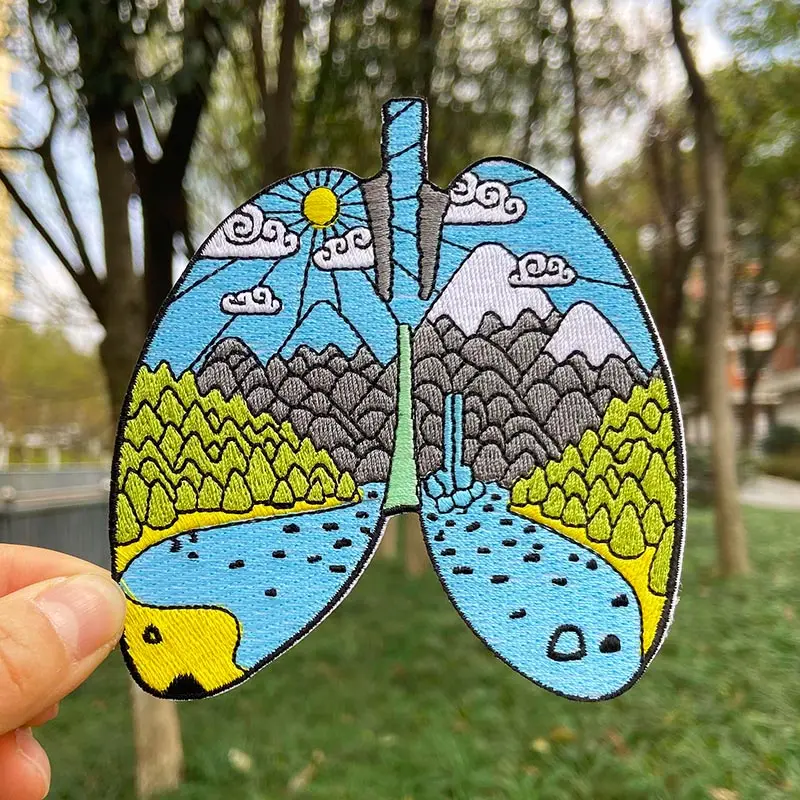 Патч для одежды с вышивкой на липучке | Дом и сад