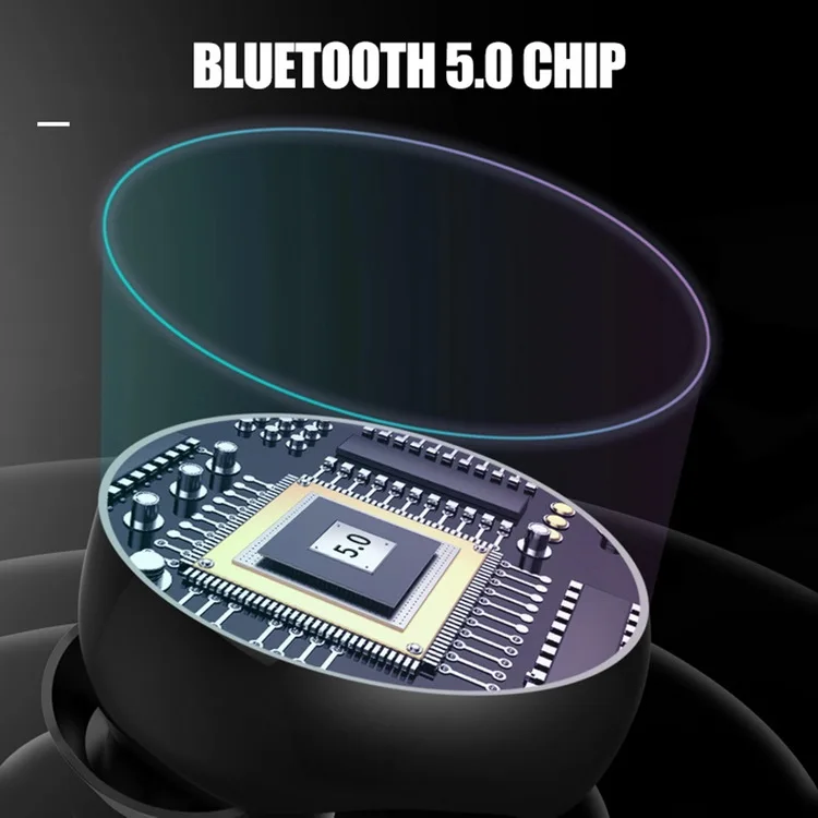 Мини TWS bluetooth 5,0 беспроводные наушники-вкладыши бинауральные звонки цифровая гарнитура питания дисплей Hi-Fi стерео