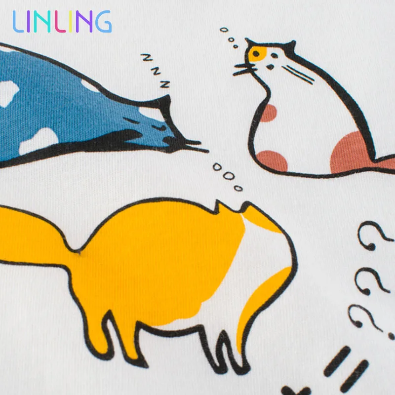 Футболка для девочек топы рубашки Детская футболка летние хлопковые футболки с