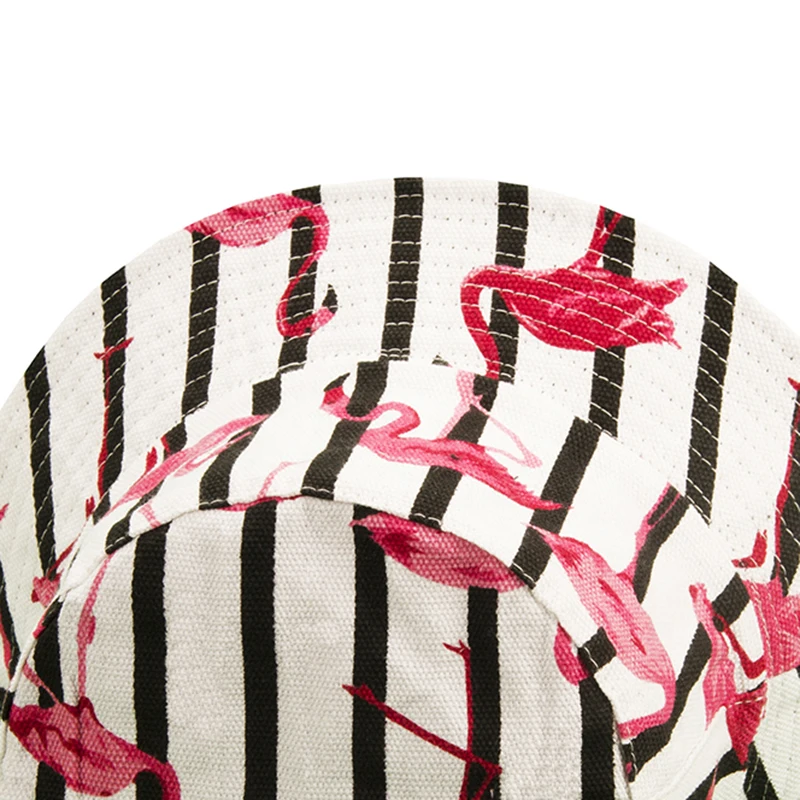 Шапки шапки новинка Instagram весна/лето шляпа с фламинго Ретро стиль рыбацкая