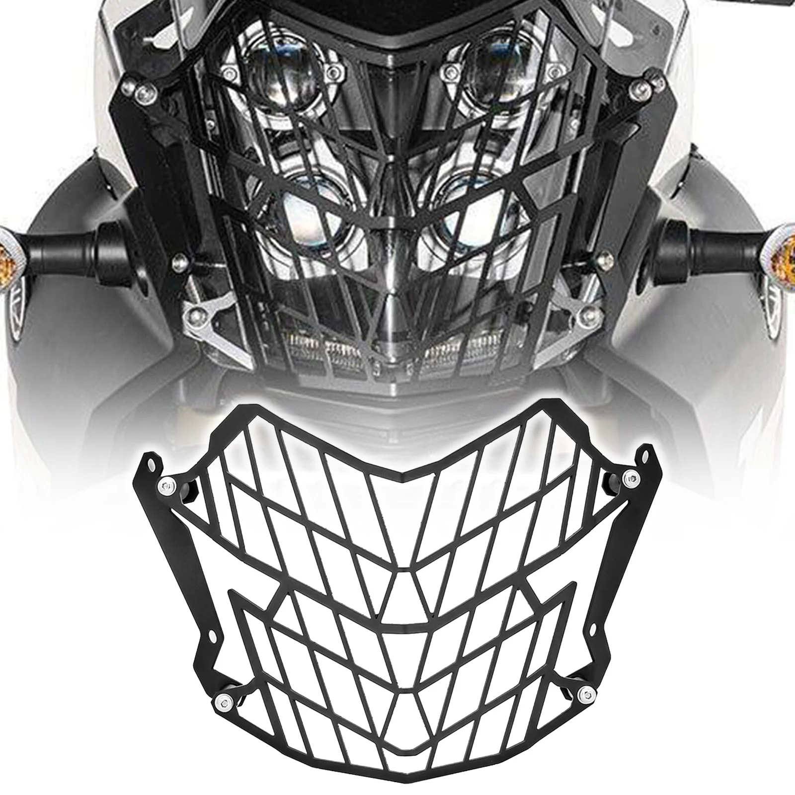 

Motorcycle Aluminium Headlight Protector Grille Guard Cover Protection Grill Parts For Yamaha Tenere 700 TENERE 700 Tenere 700