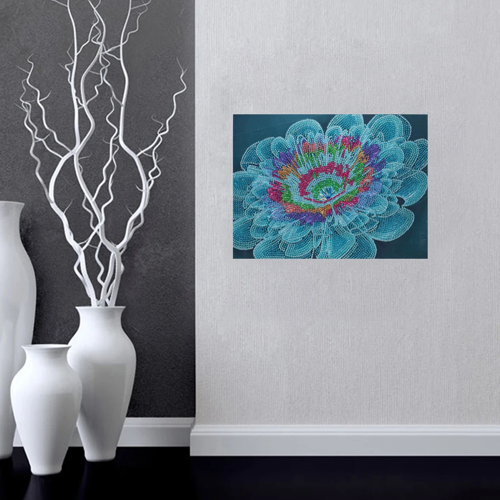 Набор для алмазной вышивки бабочка с цветами | Дом и сад