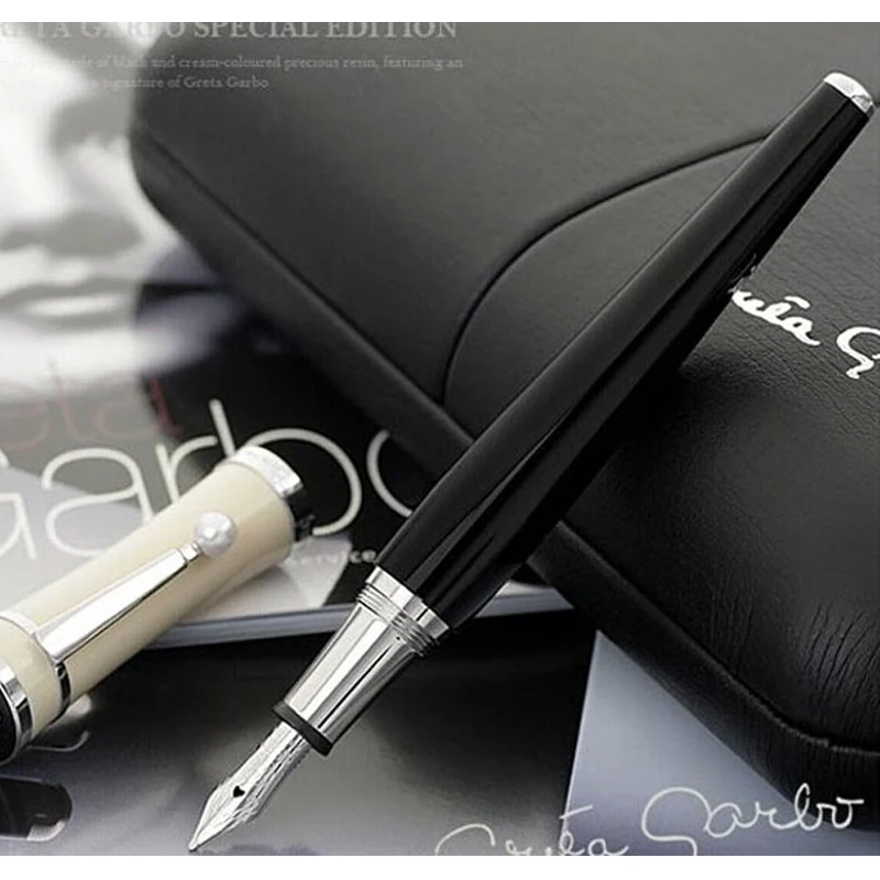 

Limited Edition MB Monte Greta Garbo Ballpoint Pen Luxury Blance Rolelrball Fountain Pens for Writing
