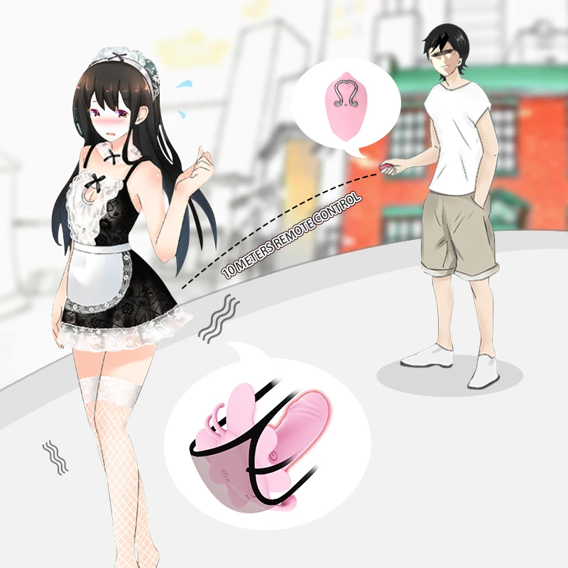 Вибратор-бабочка для женщин фаллоимитатор с дистанционным управлением носимые