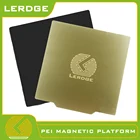 Детали для 3D-принтера LERDGE, пружинный стальной лист, предварительно нанесенный PEI + Магнитный, для горячей наклейки для кровати, алюминиевая пластина 220 мм 310 мм
