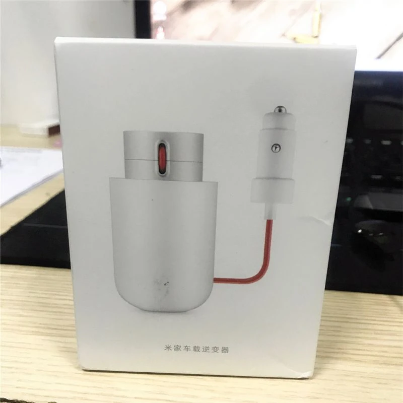 Xiaomi Mijia 100w портативный автомобильный источник питания Dc 12v к Ac 220v с 5 v/2.4a двумя портами Usb Инвертер автомобильного зарядного устройства конвертер