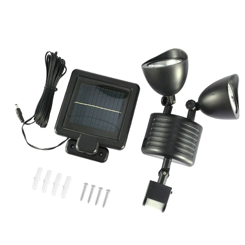 Настенный светильник на солнечной батарее светодиодный индукционный для