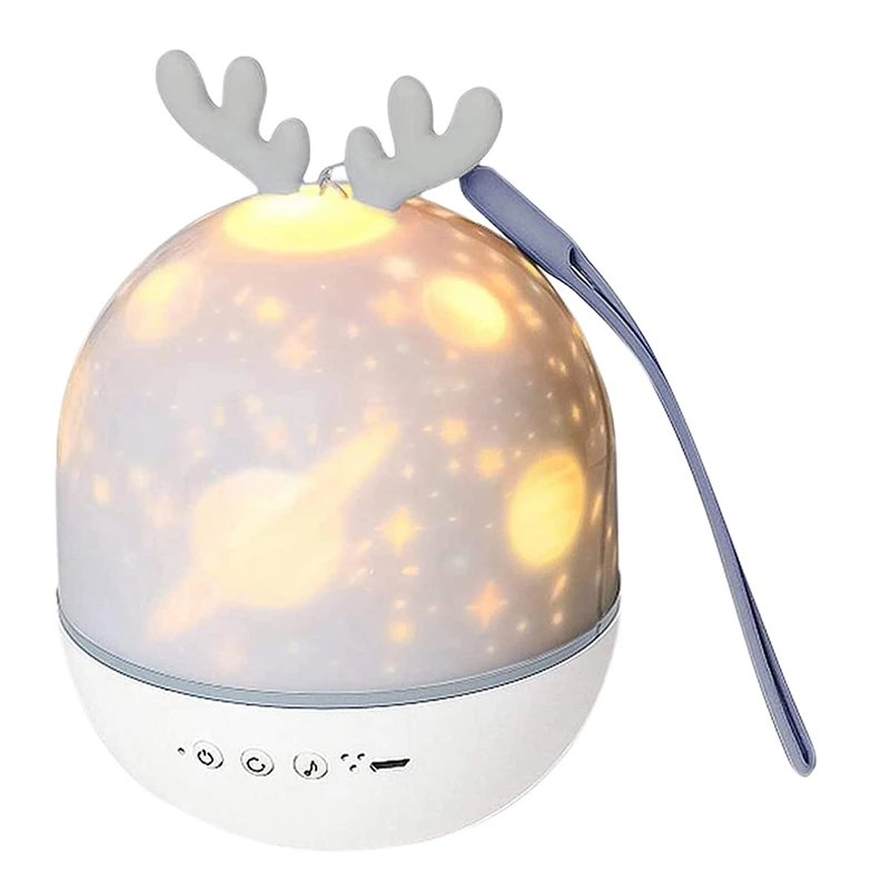 Версия Bluetooth Лампа для проектора Elf Deer светодиодный вращающийся атмосферный