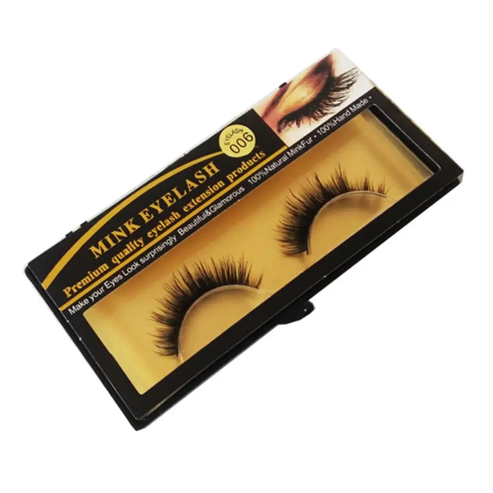 

50% Hot Sale 3D Natural Curling Thick False Lashes Grafting Extension Fake Mink Eyelashes накладные ресницы