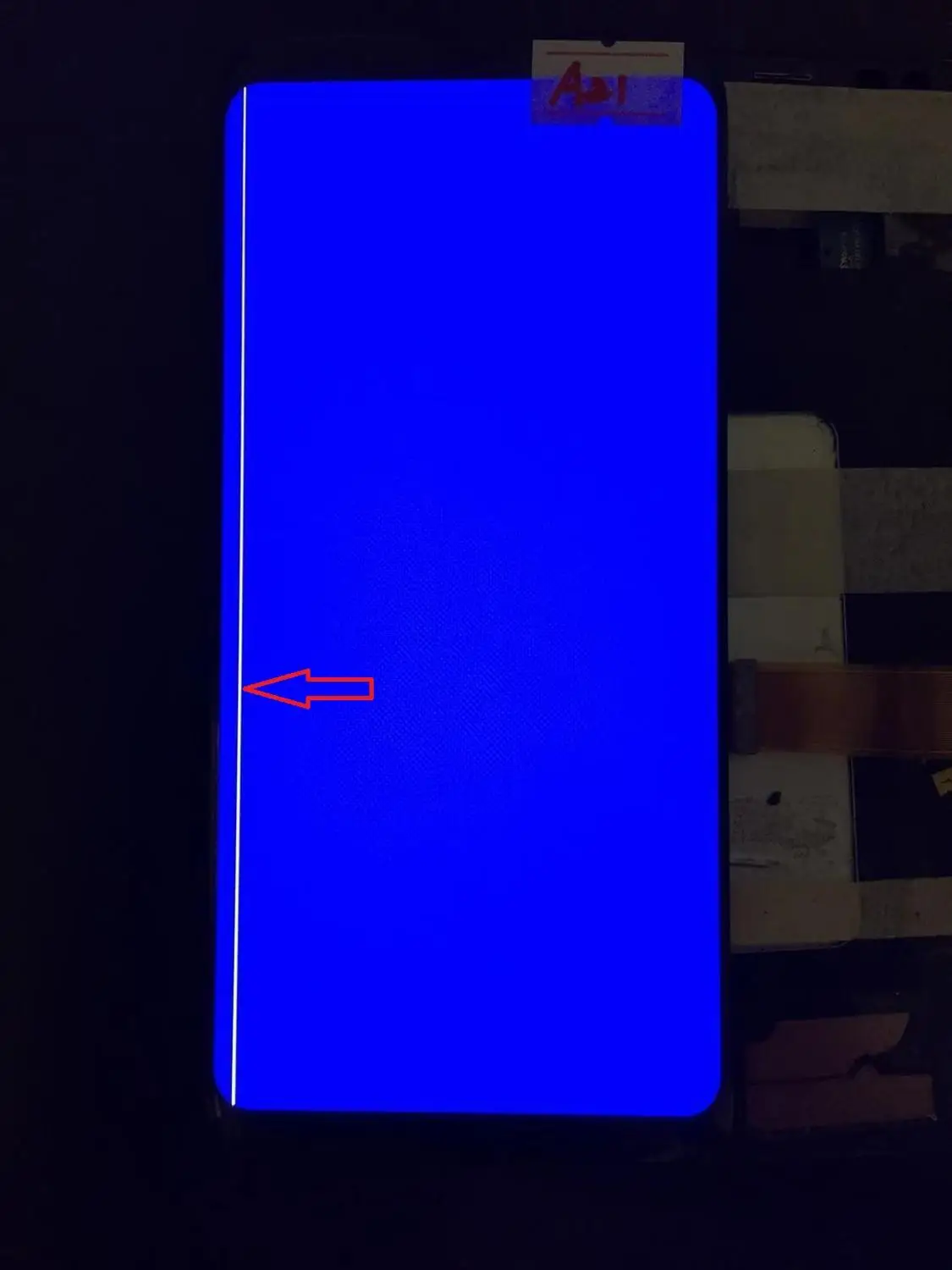 NO.A21 AMOLED с линией для samsung Galaxy S8 PLUS G955A G955U G955F ЖК-дисплей кодирующий преобразователь сенсорного экрана в сборе - Цвет: NO.A21