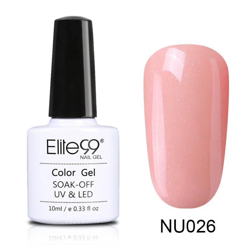 026 Elite99 10 мл Гель-лак телесного цвета Vernis Полупостоянный УФ-гель для ногтей гели для дизайна ногтей Эмаль лак для ногтей гель лак - Цвет: 026