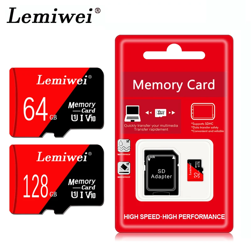 

8 16 32 10 Micro SD 64 - TF 128g 256 microSD