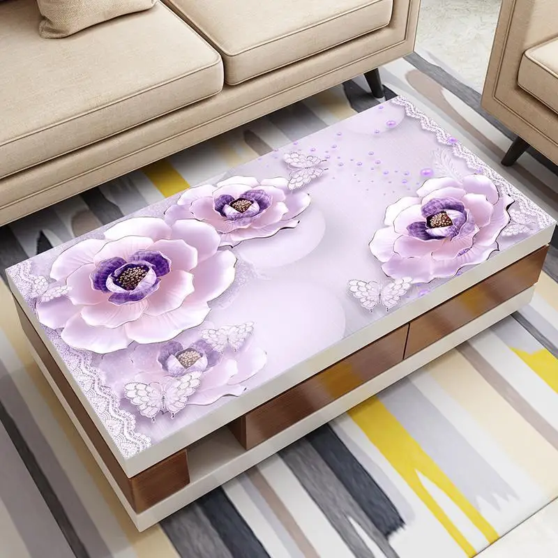 Прямоугольная непроницаемая скатерть из ПВХ | Дом и сад