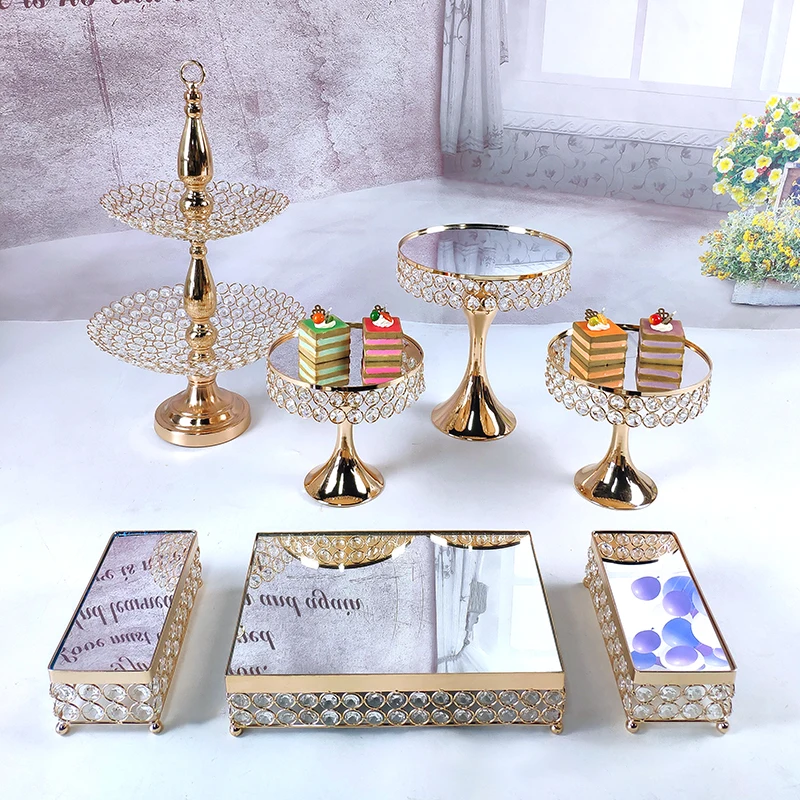 

2020 hot 3-11pcs cake stand cupcake tray cake tools home decoration dessert table decorating party suppliers Wedding Display
