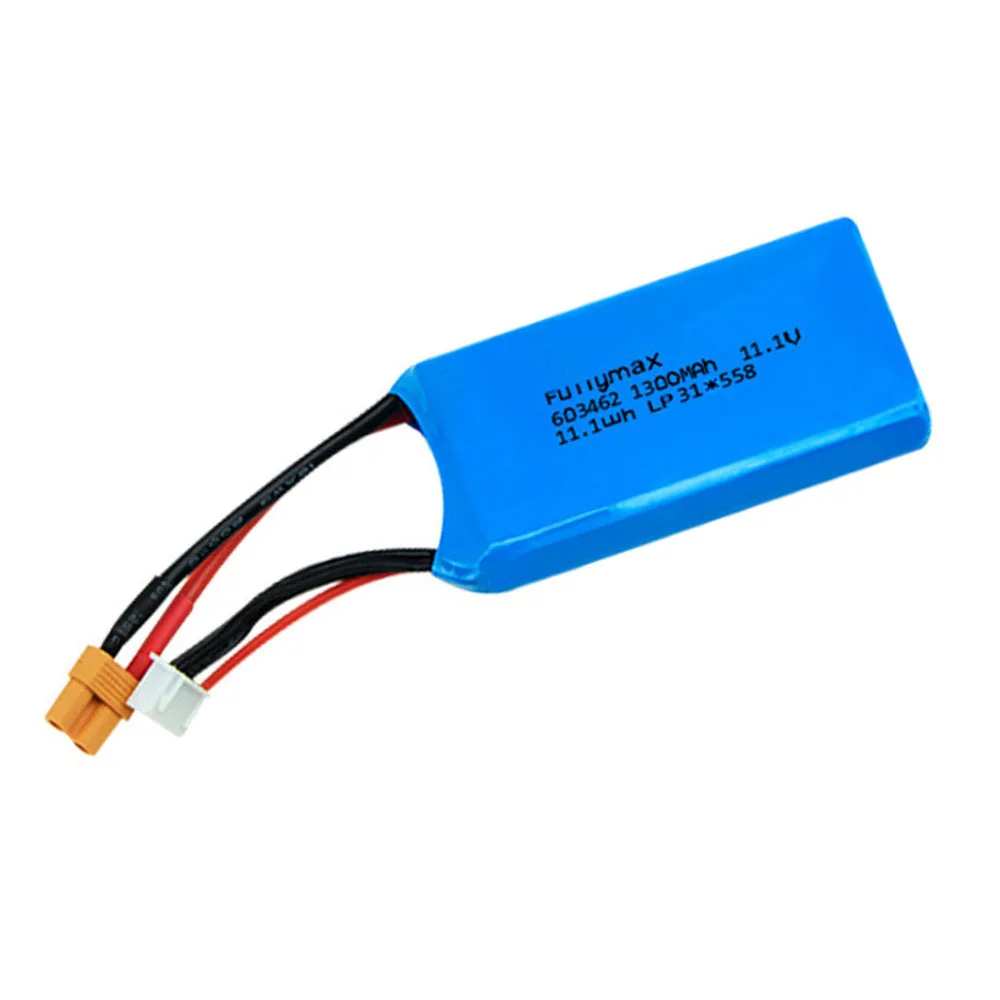 Обновленная батарея Lipo 11,1 в 1300 мАч для WLtoys X450 Airplane FPV RC Drone, запасные части, замена Lipo батарей для X450