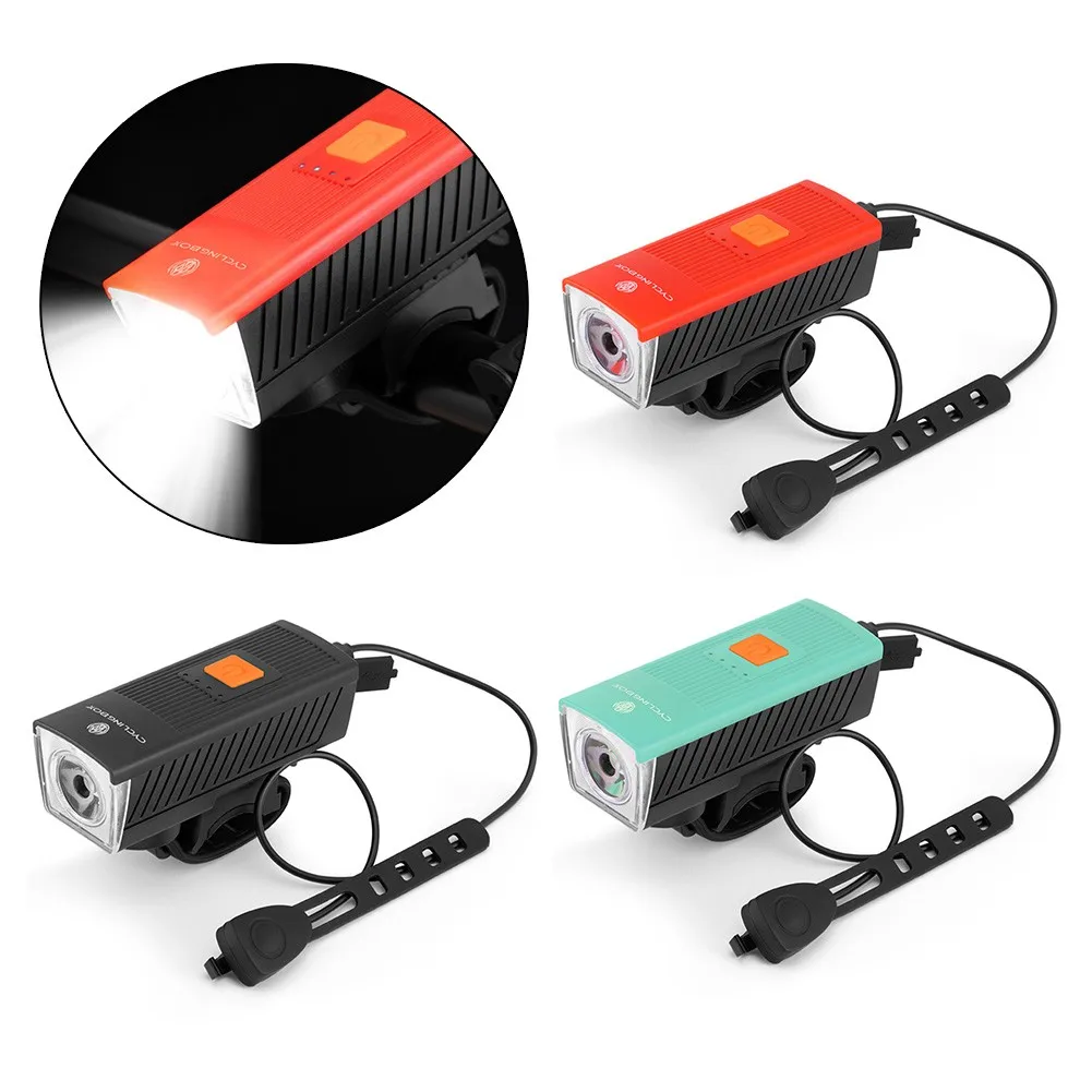 

Bicycle Light Horn Front Lights With Loud Bike Horn Rechargeable Bicycle Light Waterproof Cycling Lamp Bike Accessories Parts