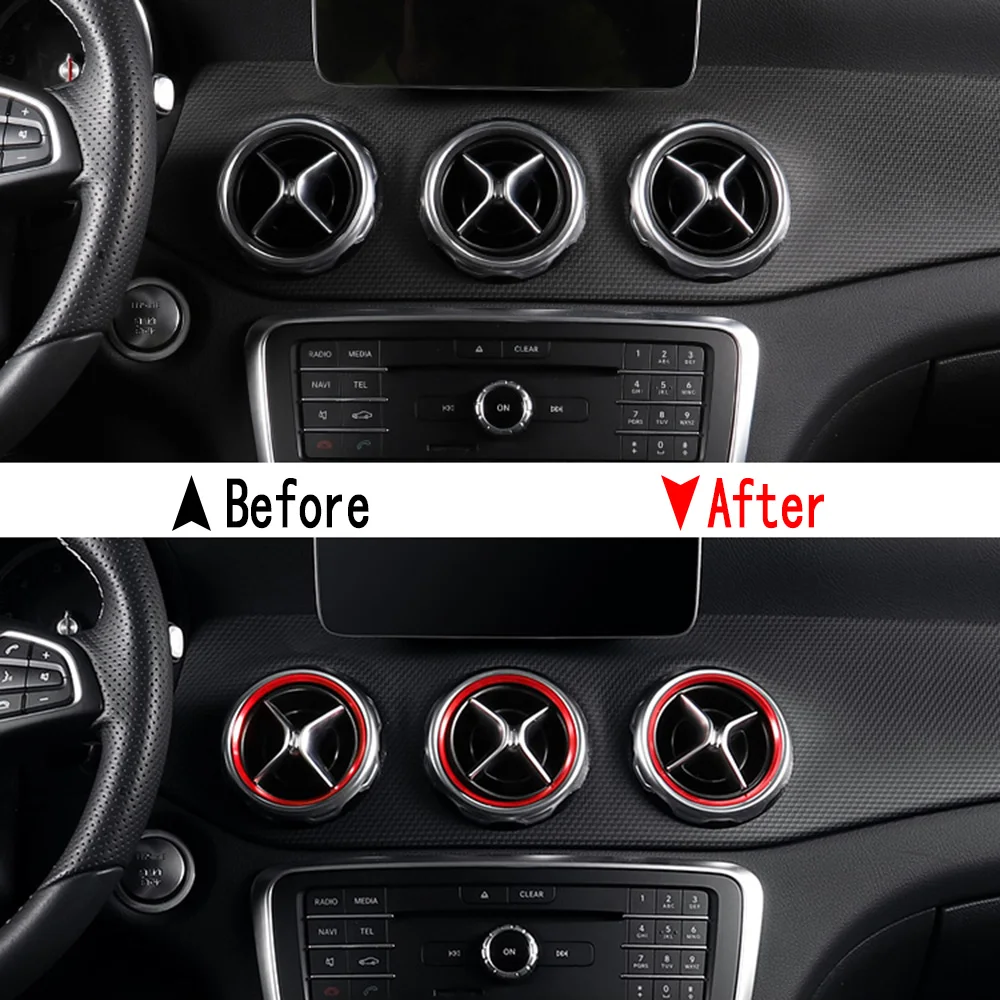 Декоративная наклейка на решетку вентиляционного отверстия для Mercedes benz GLA Class X156