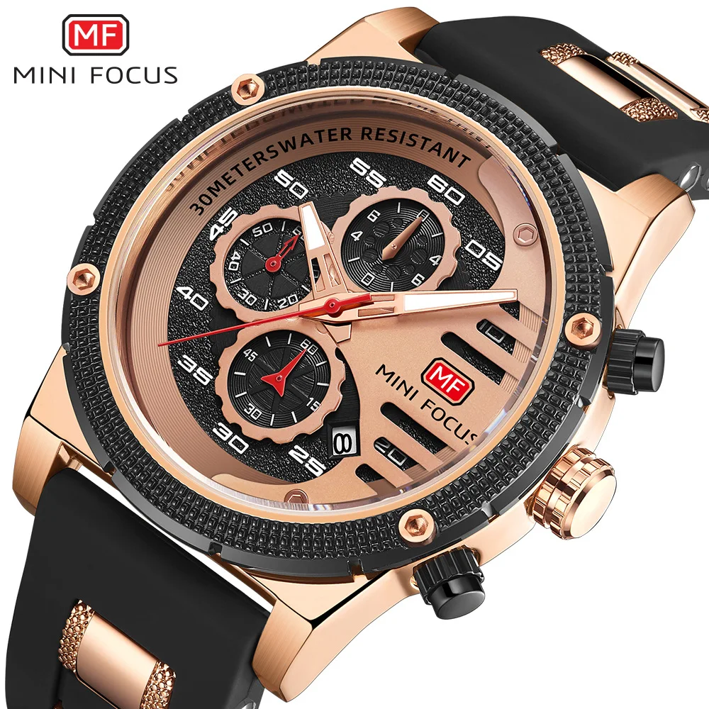 

Personality Men's Watch Multifunctional Waterproof Quartz Watch Luminous Sports Watch