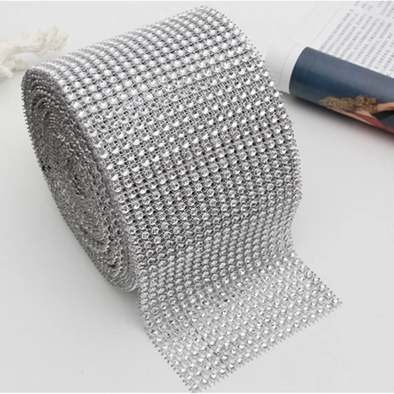 18 рядов стразы на сетчатой основе отделкой лента для свадебных торжеств