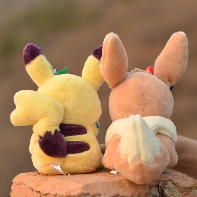 Карманный монстр оригинальный Пасхальный Eevee мягкие игрушки плюшевая игрушка