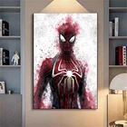 Холст с изображением удивительного человека-паука, комиксов, супергероев, современные печатные плакаты, картина для спальни, дома, эстетический Декор